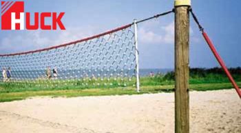 Volleyball Net with Wooden Posts
